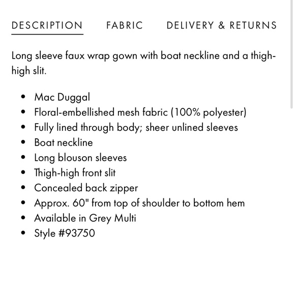 NWT Mac duggal floral dress size 4 - Picture 11 of 11